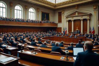 début de la séance plénière à l'assemblée nationale consacrée au débat sur la proposition de loi visant à criminaliser la colonisation française, un sujet d'actualité et de controverse.