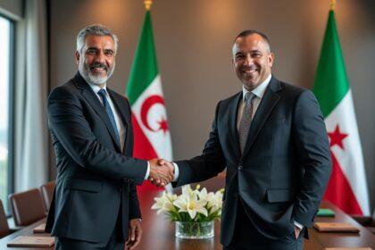 ahmed attaf reçoit chaleureusement son homologue du botswana pour renforcer les liens de coopération bilatérale entre les deux pays.