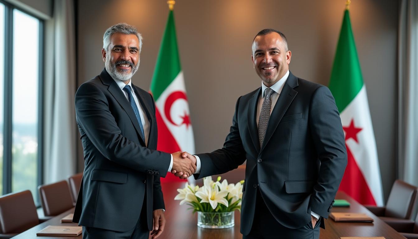 ahmed attaf reçoit chaleureusement son homologue du botswana pour renforcer les liens de coopération bilatérale entre les deux pays.