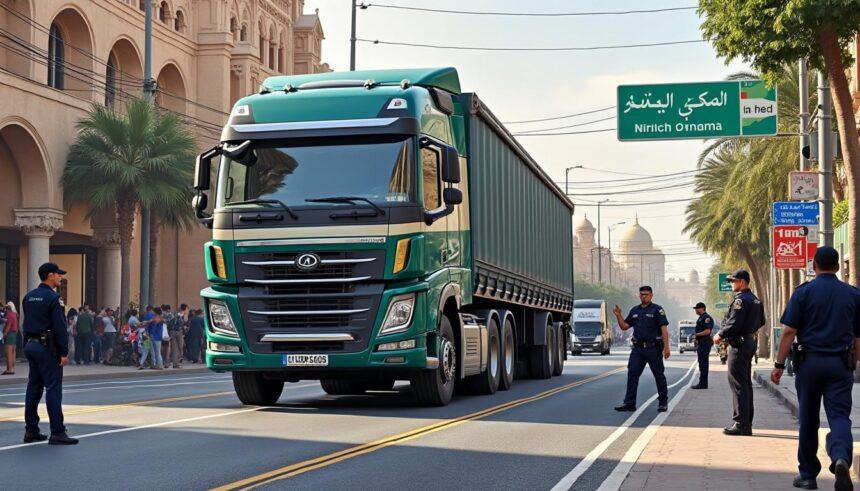un chauffeur de camion à annaba a été interpellé pour avoir conduit en sens interdit, mettant en danger la sécurité routière.