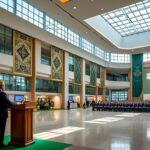 découvrez l'inauguration de la foire de la production algérienne au palais des expositions en présence du président de la république, mettant en lumière l'innovation et la dynamique économique du pays.