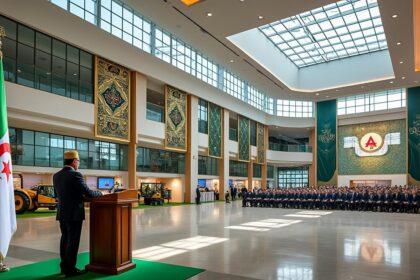 découvrez l'inauguration de la foire de la production algérienne au palais des expositions en présence du président de la république, mettant en lumière l'innovation et la dynamique économique du pays.