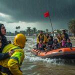 intempéries à béni abbès et el bayadh : des habitants bloqués par les inondations secourus en urgence, découvrez les actions de sauvetage et les mesures prises pour assurer leur sécurité.