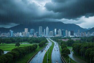 prévisions météo : des averses persistantes attendues sur plusieurs wilayas, apportant des précipitations régulières et un temps humide.