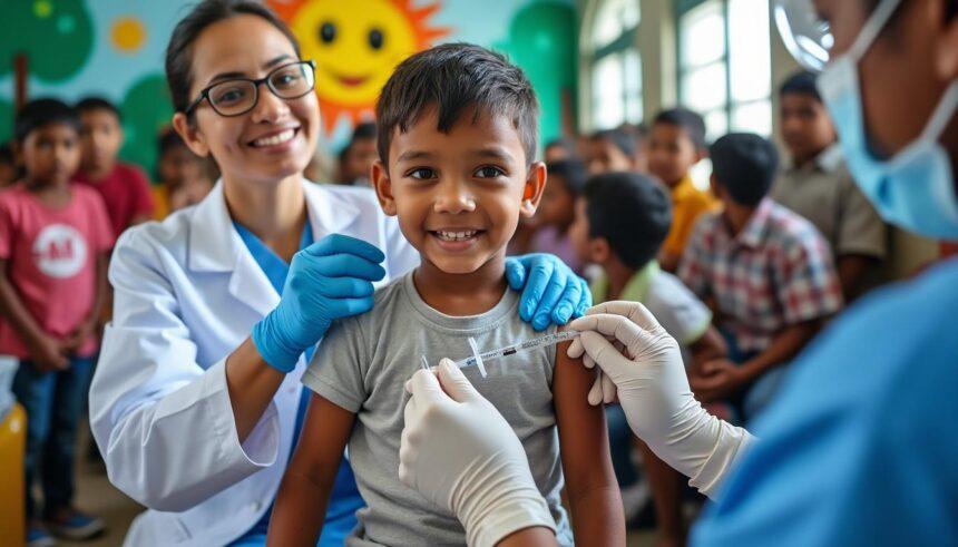 le ministère de la santé annonce que près de quatre millions d'enfants ont été protégés grâce à la campagne nationale de vaccination contre la poliomyélite, renforçant la lutte contre cette maladie.