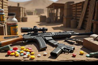 à ouargla, une ferme locale fait l'objet d'une découverte alarmante d'armes et de psychotropes, suscitant inquiétude et enquête approfondie.