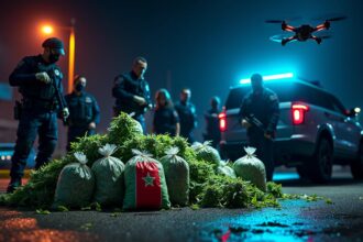 plus de deux quintaux de cannabis ont été saisis lors d'une opération policière visant un trafic en provenance du maroc, renforçant la lutte contre le trafic de drogues.