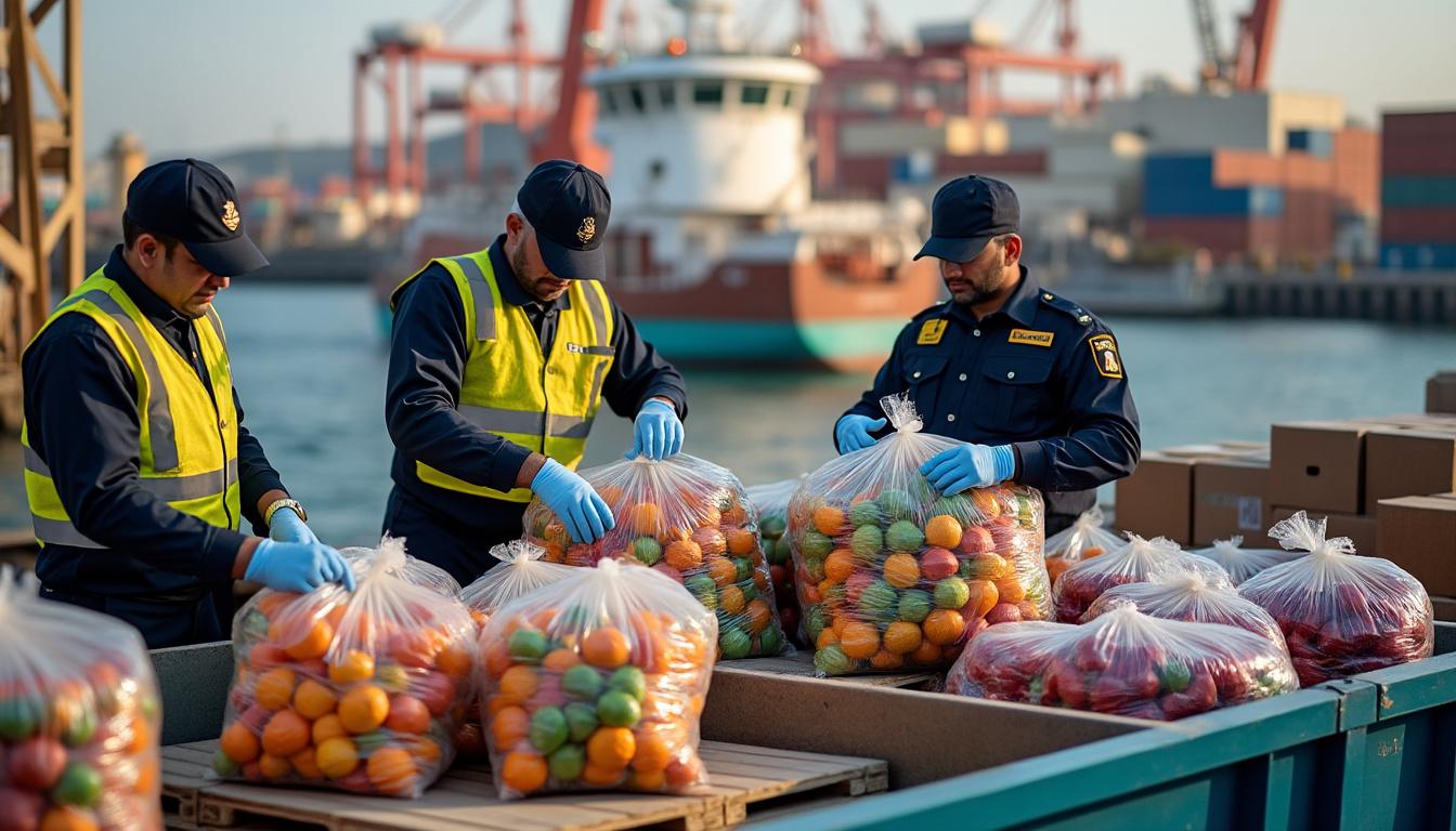 le port de béjaïa a récemment réalisé une interception majeure d'un important stock de pilules d'ecstasy, renforçant ainsi la lutte contre le trafic de stupéfiants dans la région.