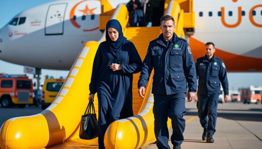 une passagère marocaine à bord d’un vol tunisien a dû être évacuée en urgence à l’aéroport d’alger suite à un incident médical, mobilisant rapidement les services d’aide et de secours.