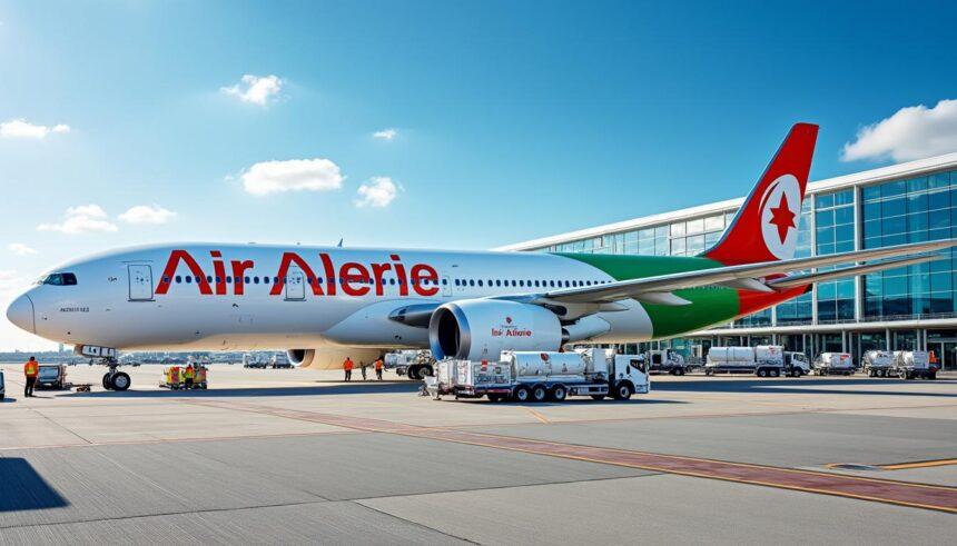 air algérie agrandit sa flotte avec l'arrivée d'un nouvel avion, renforçant ainsi ses capacités et son offre de services pour un confort et une sécurité accrus.