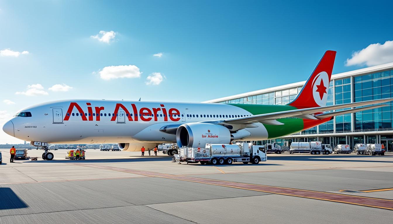 air algérie agrandit sa flotte avec l'arrivée d'un nouvel avion, renforçant ainsi ses capacités et son offre de services pour un confort et une sécurité accrus.