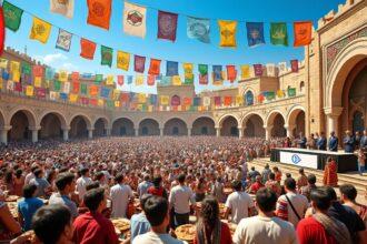 découvrez les célébrations officielles et nationales en algérie pour accueillir le nouvel an amazigh 2976, une fête riche en traditions et en émotions.