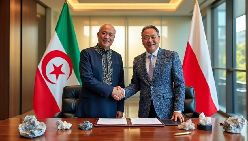 l'algérie et l'indonésie signent un mémorandum d’entente stratégique pour renforcer leur coopération dans le secteur du phosphate, favorisant échanges et développement mutuel.