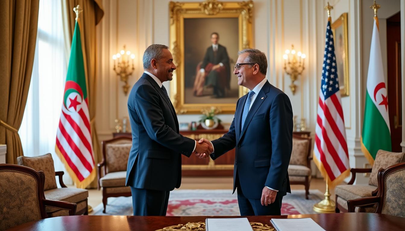 audience officielle : le président tebboune reçoit l'ambassadrice des états-unis pour renforcer les relations bilatérales et discuter des enjeux stratégiques.