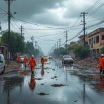 intempéries : de nombreux dégâts matériels observés dans plusieurs wilayas, impactant les infrastructures et les habitations locales.