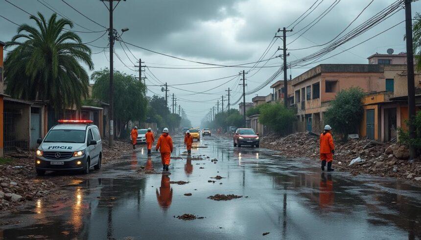 intempéries : de nombreux dégâts matériels observés dans plusieurs wilayas, impactant les infrastructures et les habitations locales.