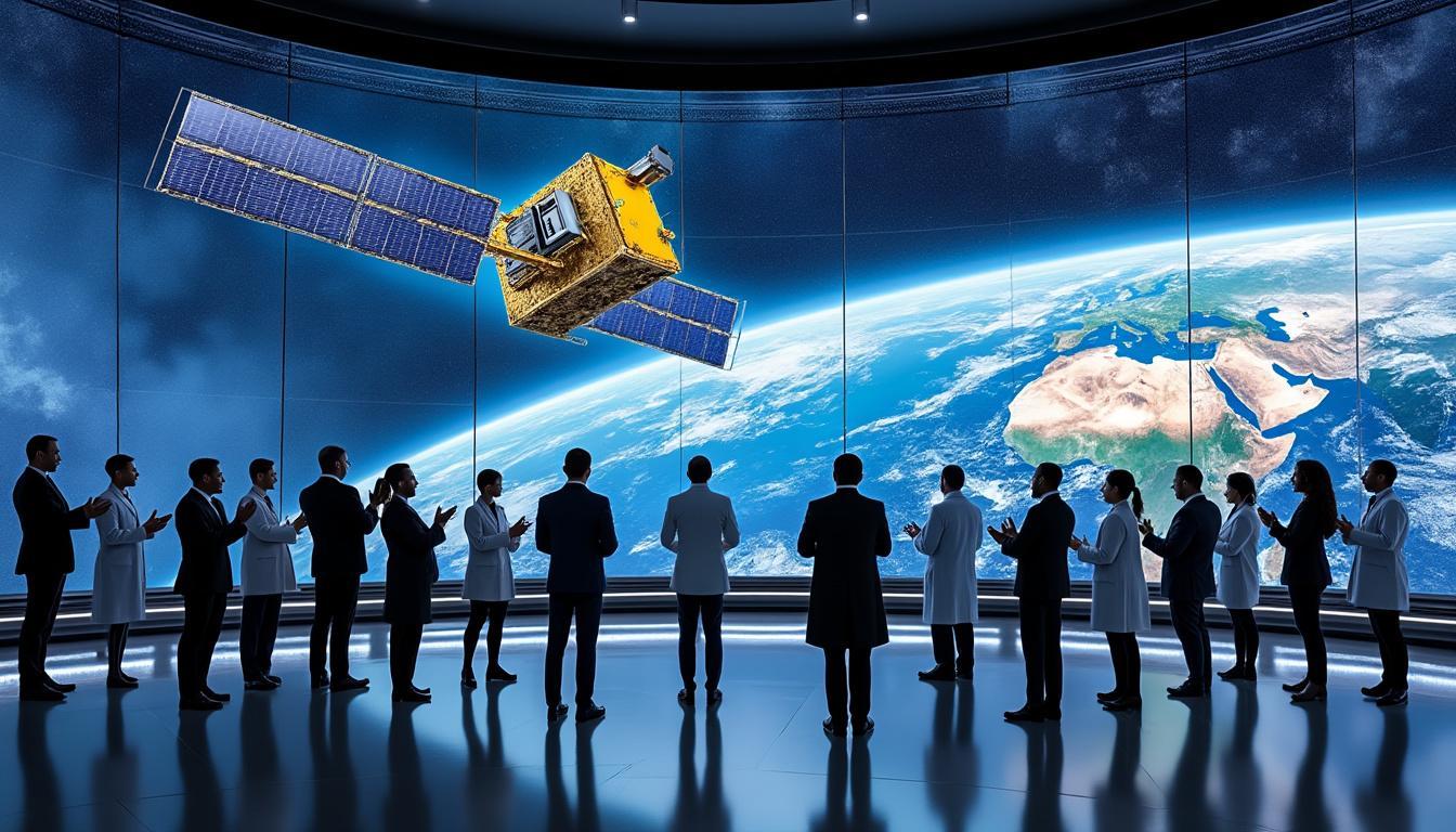 la commission de l'union africaine félicite l'algérie pour le lancement réussi du satellite d'observation alsat-3a, marquant une avancée majeure dans la technologie spatiale africaine.