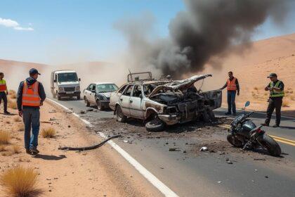 un grave accident de la route à laghouat a fait plusieurs blessés. découvrez les détails de cet événement et les mesures prises par les autorités.