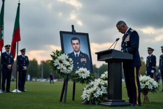 le commandant redouane abdelmoumen s'est éteint. le chef d'état-major rend un hommage émouvant marqué par des condoléances profondes.