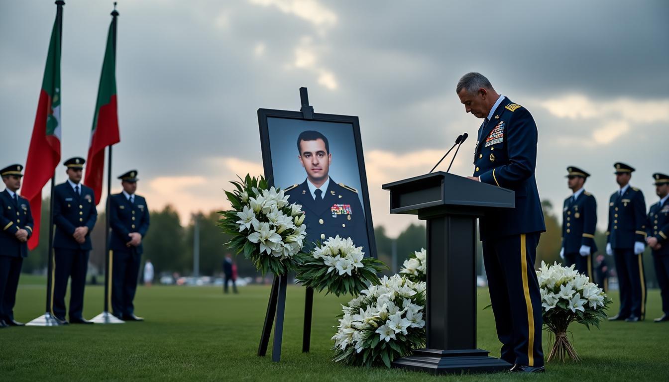 le commandant redouane abdelmoumen s'est éteint. le chef d'état-major rend un hommage émouvant marqué par des condoléances profondes.