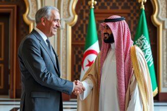 le ministre de l’intérieur reçoit l’ambassadeur d’arabie saoudite à alger afin de renforcer la coopération bilatérale et discuter des enjeux communs.