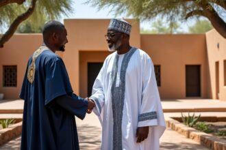 le président du niger reçoit avec chaleur le ministre des hydrocarbures à niamey, soulignant l'importance des échanges pour le développement énergétique du pays.