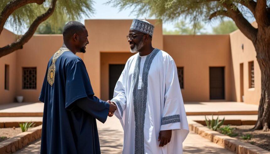 le président du niger reçoit avec chaleur le ministre des hydrocarbures à niamey, soulignant l'importance des échanges pour le développement énergétique du pays.