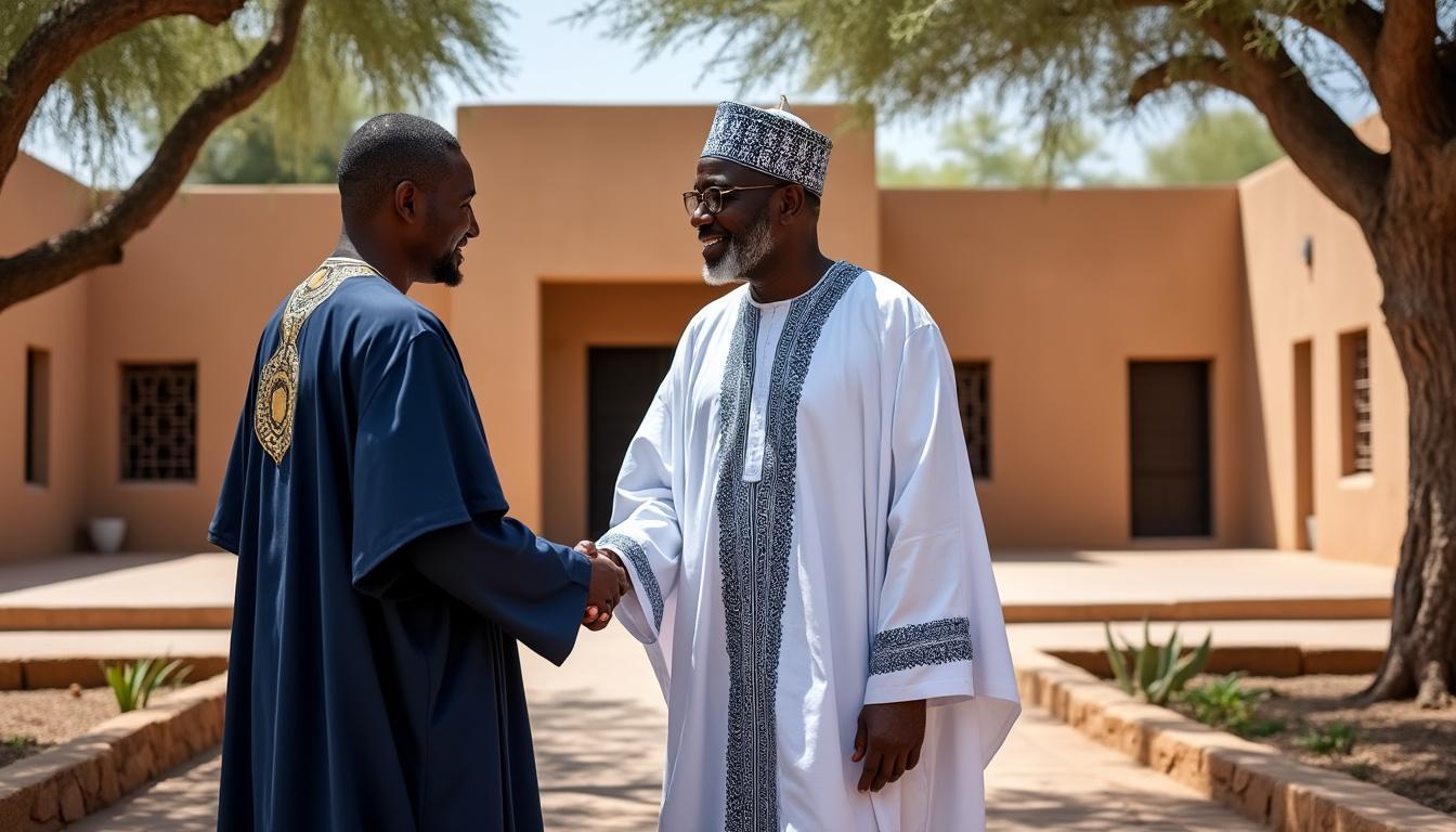 le président du niger reçoit avec chaleur le ministre des hydrocarbures à niamey, soulignant l'importance des échanges pour le développement énergétique du pays.