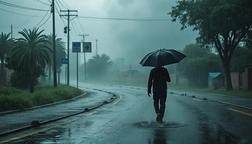 météo : des pluies abondantes et des rafales de vent affectent plusieurs wilayas, provoquant des conditions météorologiques difficiles.