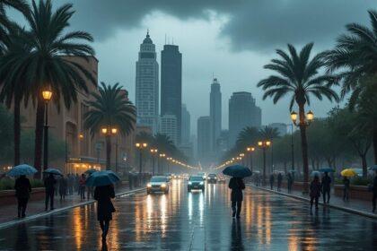météo du jour : des pluies sont prévues dans quatre wilayas. restez informé des conditions météorologiques pour bien préparer votre journée.