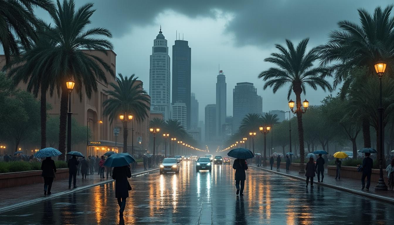 météo du jour : des pluies sont prévues dans quatre wilayas. restez informé des conditions météorologiques pour bien préparer votre journée.