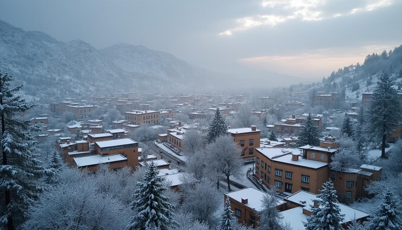 prévisions météo : des chutes de neige annoncées dans plusieurs wilayas à partir de demain samedi, préparez-vous aux conditions hivernales.