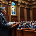 le ministre de la justice présente le projet de loi relatif au code de la nationalité devant le conseil de la nation, visant à moderniser et clarifier les règles d'acquisition de la nationalité.