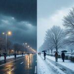 consultez les prévisions météo pour ce week-end : pluie et neige sont attendues dès samedi, préparez-vous aux conditions hivernales.