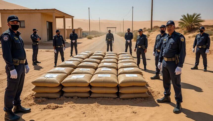 mdn annonce la saisie spectaculaire de plus de 440 kg de kif traité lors d'une opération à béchar, renforçant la lutte contre le trafic de drogues dans la région.