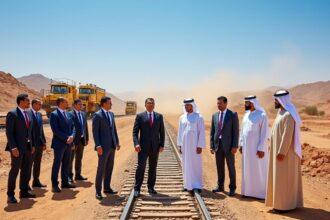 une délégation ministérielle visite tindouf pour superviser le projet stratégique de la ligne ferroviaire reliant béchar à tindouf et gara djebilet, renforçant les infrastructures et le développement régional.