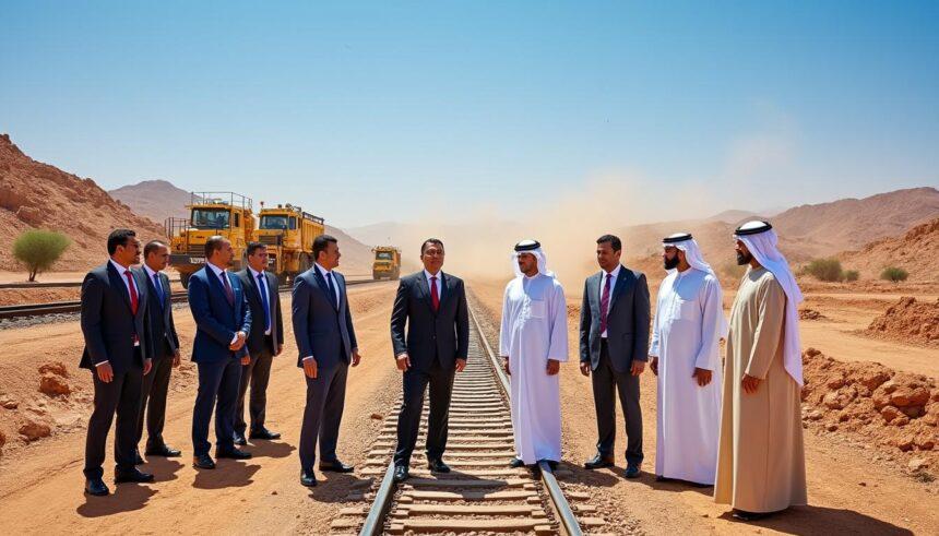 une délégation ministérielle visite tindouf pour superviser le projet stratégique de la ligne ferroviaire reliant béchar à tindouf et gara djebilet, renforçant les infrastructures et le développement régional.