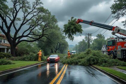 vents violents : retour sur plus de vingt-quatre heures d’interventions intensives pour faire face aux dégâts causés et assurer la sécurité.