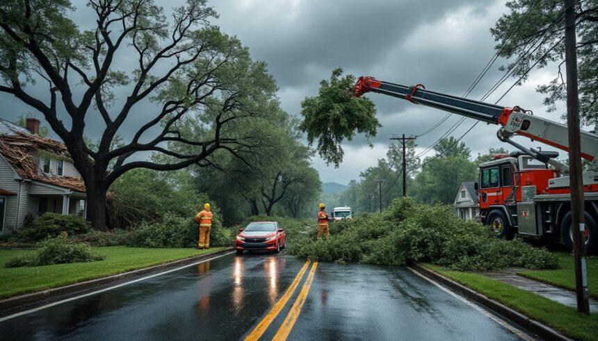 vents violents : retour sur plus de vingt-quatre heures d’interventions intensives pour faire face aux dégâts causés et assurer la sécurité.