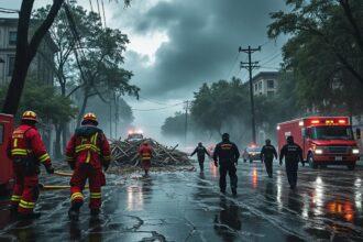 découvrez comment une série d'interventions efficaces lors de vents violents a permis d'éviter toute victime, assurant sécurité et réactivité face aux intempéries.